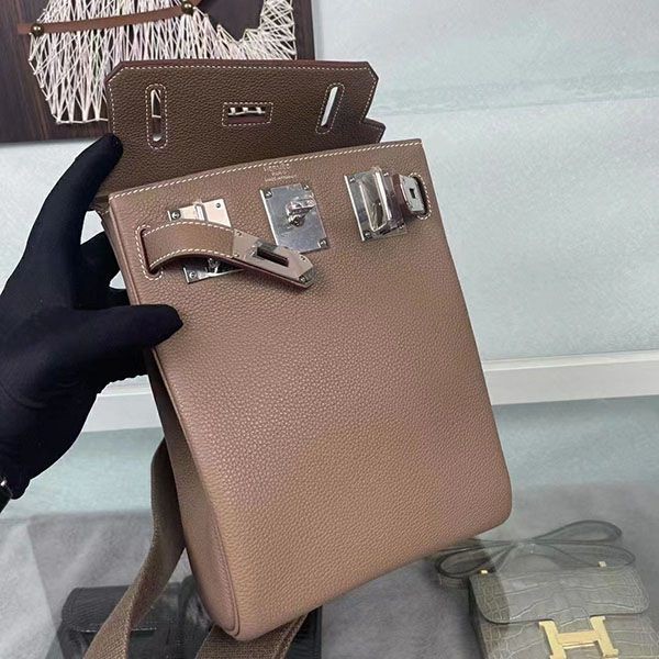 エルメス アッカド コピー Hac a dos PM GM バックパック トゴ エトゥープ シルバー金具