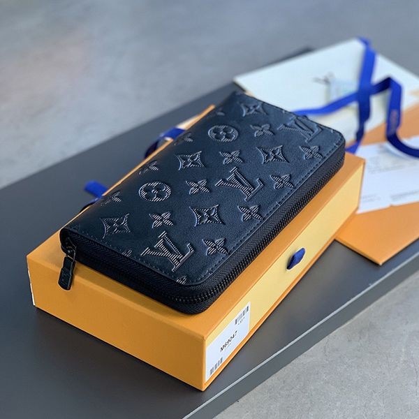 ルイヴィトン ジッピーウォレット コピー モノグラム シャドウ 長財布 ノワール M62902