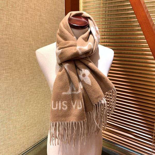 超希少!ルイヴィトン カシミヤ マフラー お洒落に♪ vuo52916