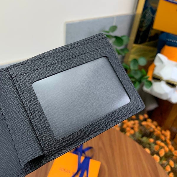 完売必至 ルイヴィトン コピー タイガ モノグラム 二つ折り財布 ブラック vuk34491