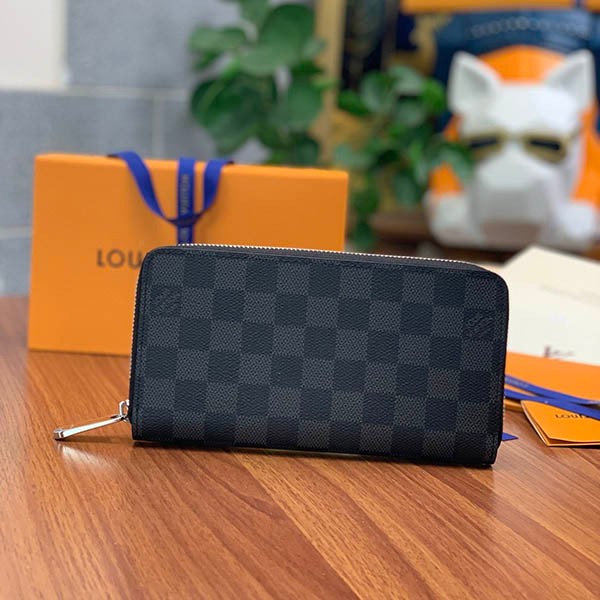 ルイヴィトン ジッピーウォレット コピー 長財布 ダミエ グラフィット M63076 N63095