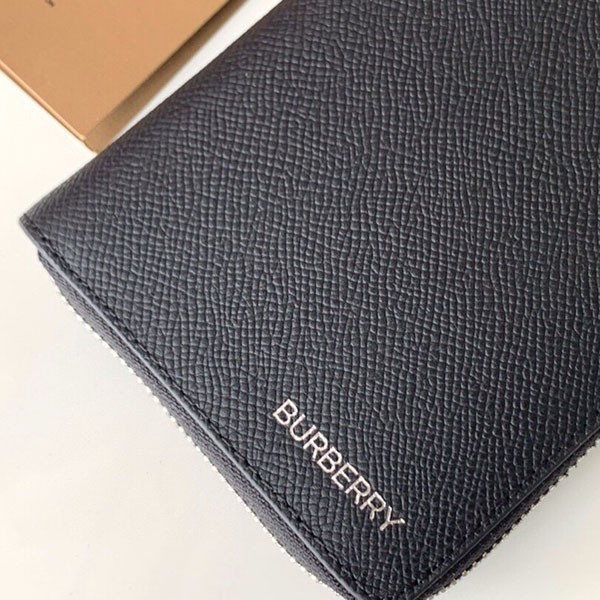 バーバリー ロゴ ジップラウンドレザー 長財布 コピー Ban87778