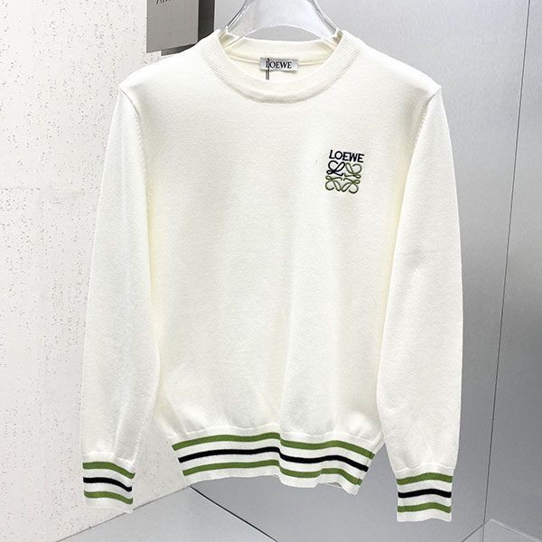ロエベ ロゴ入り ウールセーター コピー loq26430