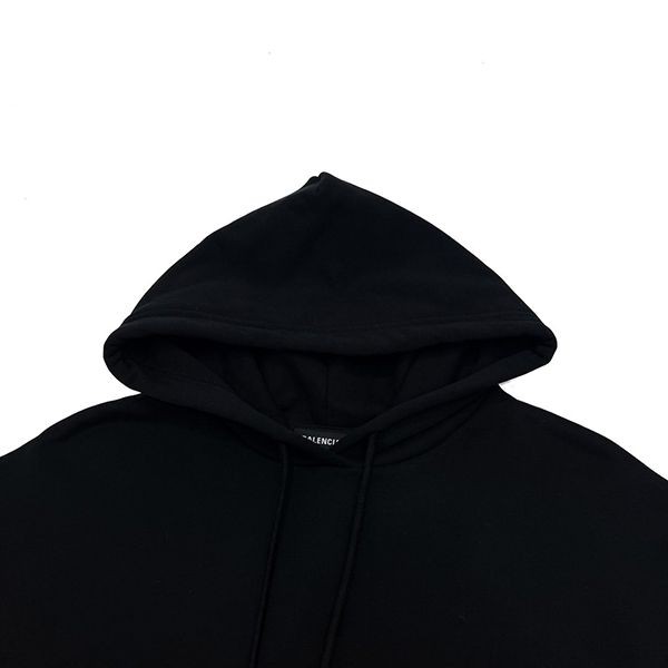 バレンシアガ 偽物 LOGO ミディアムフィット フーディー 両面ロゴ baw01404