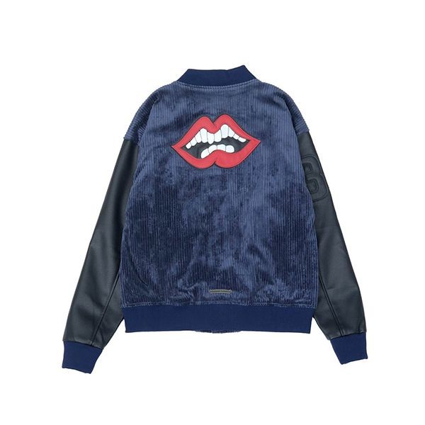 クロムハーツ 偽物 LETTERMAN ジャケット レザーパッチ Kud18156