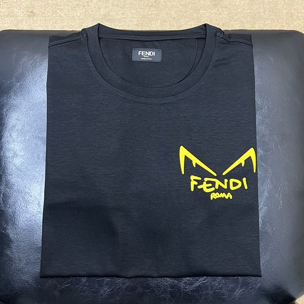 n級 おすすめフェンディ アジュール刺繍FF 長袖クルーネックTシャツ 偽物 2色 fer21952