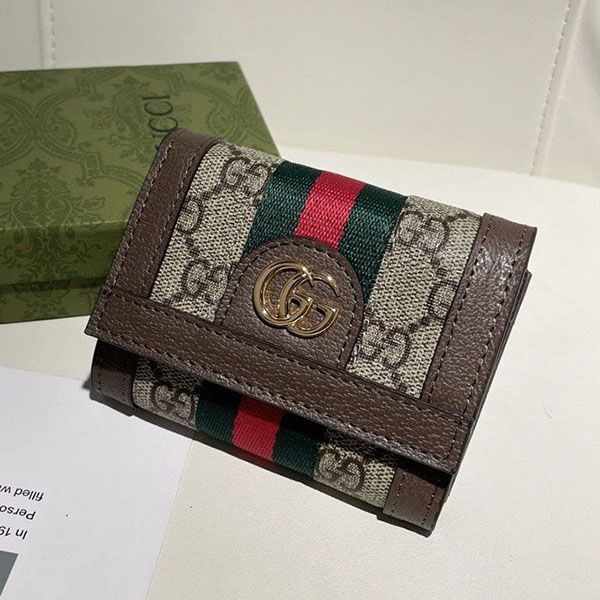 グッチ オフィディア GGスプリーム コピー 三折り財布 gur58134