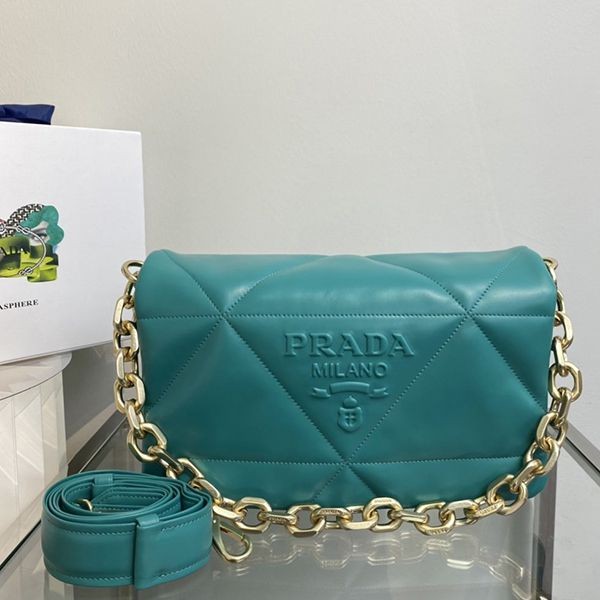 超希少!プラダ パデッドナッパレザー ショルダーバッグ コピー pup39326