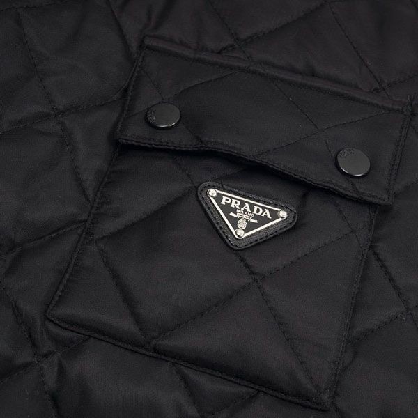 プラダ キルティングジャケット コピー SC616M 1WQ8 メンズ Re-Nylon シャツ