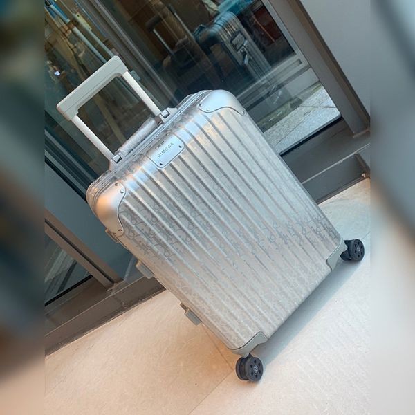人気!ディオール×RIMOWA 偽物 トランク キャリーケース ブルー 1DRTR003YWX