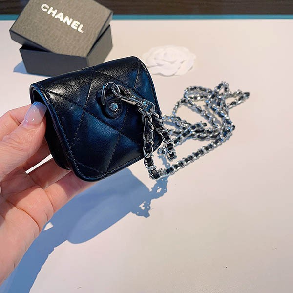 シャネル ブラック Airpod ケース コピー✦イヤホンケース shi83074