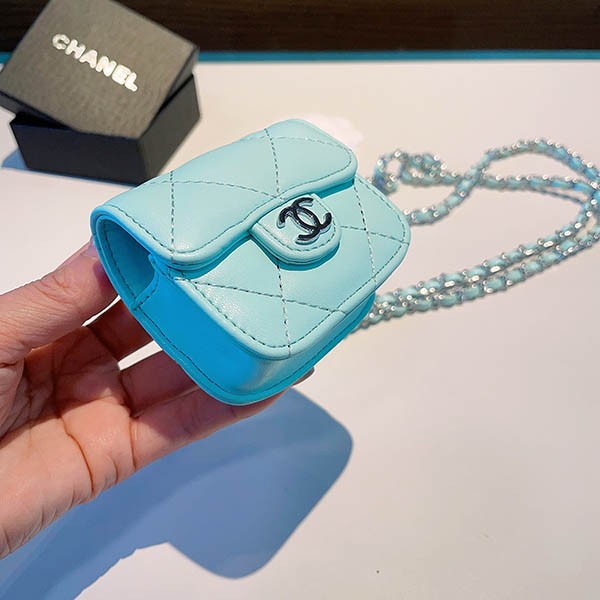 シャネル Airpod ケース 偽物 ティファニーブルー✦イヤホンケース