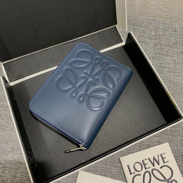 ロエベ 財布 偽物 ブランド カード ジップ ウォレット lop55957