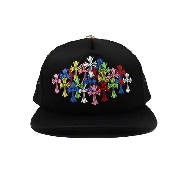 +クロムハーツ キャップ 偽物+CAP カラフルクロス キャップ【3クロスキャップ】King Taco◆ Kuw26397