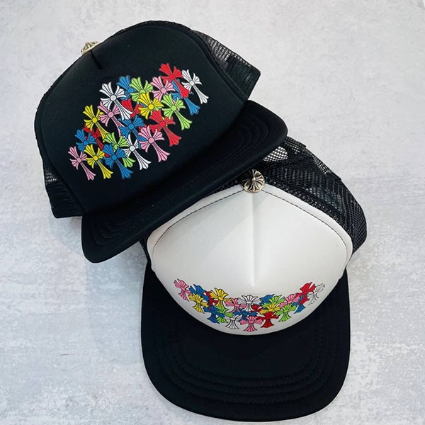 +クロムハーツ キャップ 偽物+CAP カラフルクロス キャップ【3クロスキャップ】King Taco◆ Kuw26397