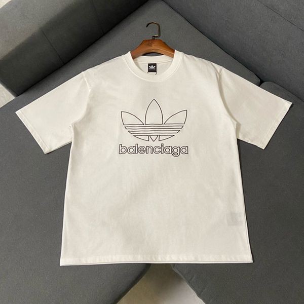 大人気!バレンシアガ アディダス コピー コラボ♡オーバーサイズTシャツ 723976TN VN83775
