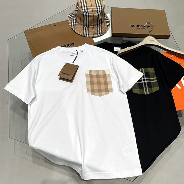 新色☆希少 バーバリー Tシャツ 偽物 ブラック&ホワイト Bap54045