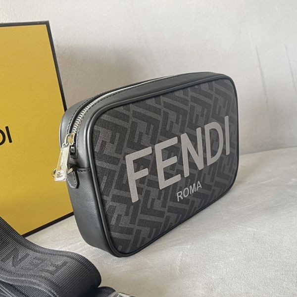 フェンディ ROMA FFファブリック カメラケース コピー feg56072