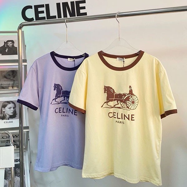 セリーヌ●サルキー Tシャツ 偽物 / コットン 2X575485F