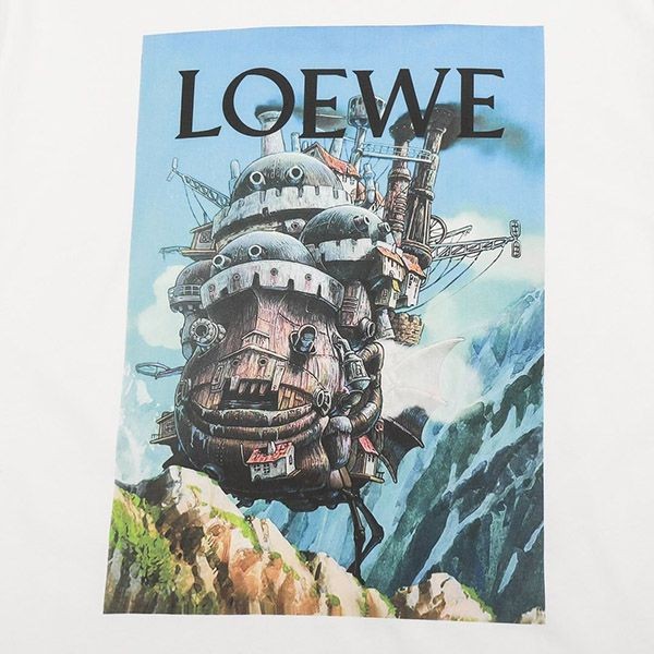 ★日本!!人気!ロエベ アナグラム プリント Tシャツ スーパーコピー loa38175