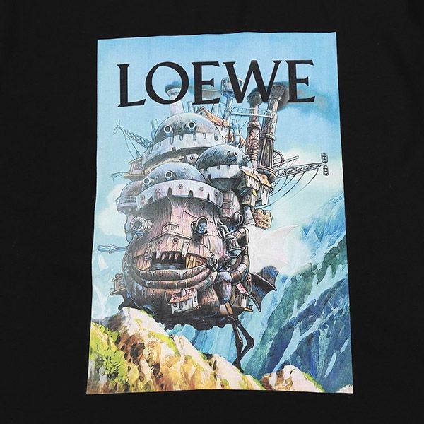 ★日本!!人気!ロエベ アナグラム プリント Tシャツ スーパーコピー loa38175