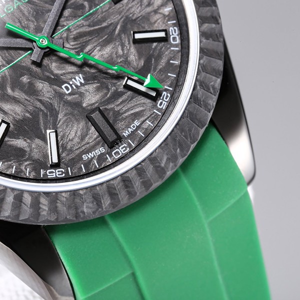DiW ロレックス 偽物 ミルガウス アビエイター Green Gaussian ウォッチ roe32611