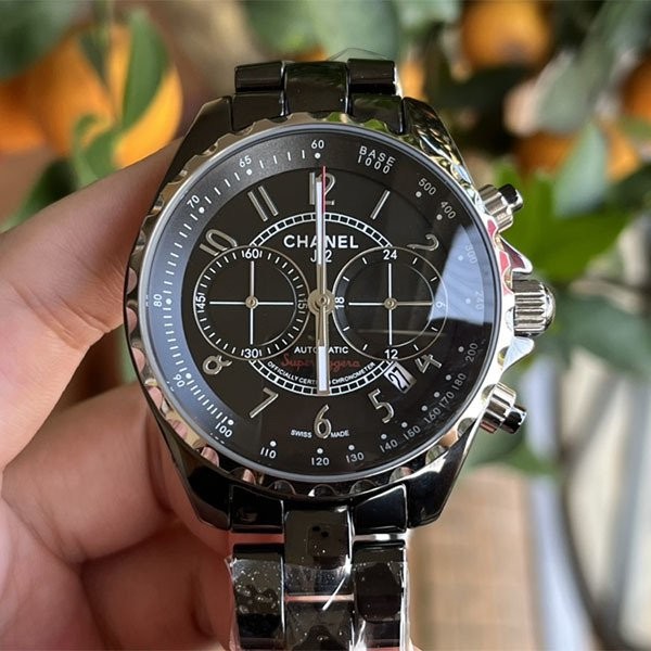 シャネル J12 偽物 時計 41mm ブラック shb69702