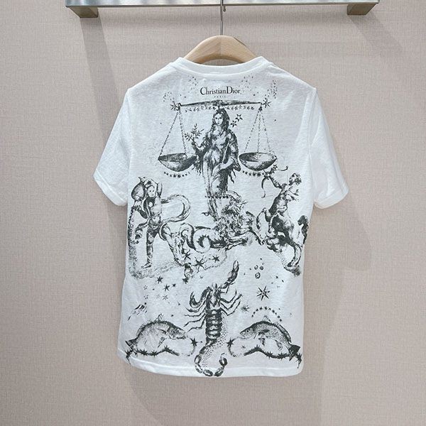 ディオール メロセシア コットン Tシャツ 偽物 323T06A4400X0810