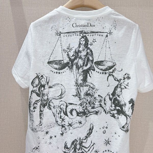ディオール メロセシア コットン Tシャツ 偽物 323T06A4400X0810
