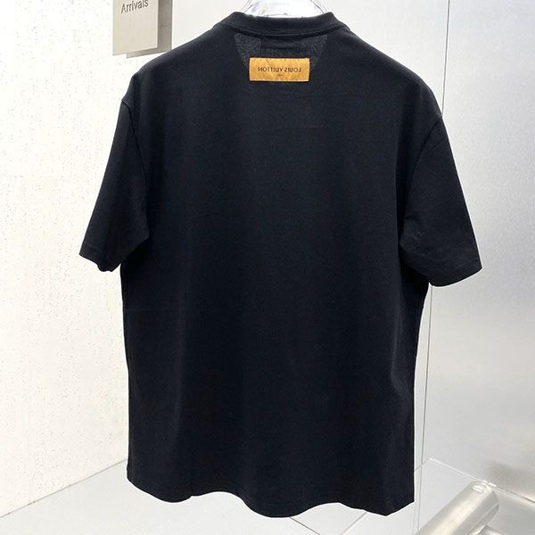 ★日本!!人気!ルイヴィトン NBA フロント&バック レタープリントTシャツ 偽物 vuf01348