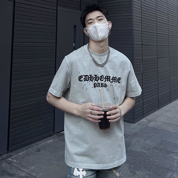 ★日本!!人気!クロムハーツ スーパーコピー Tシャツ CHプラス グレー メンズ Kuv15070