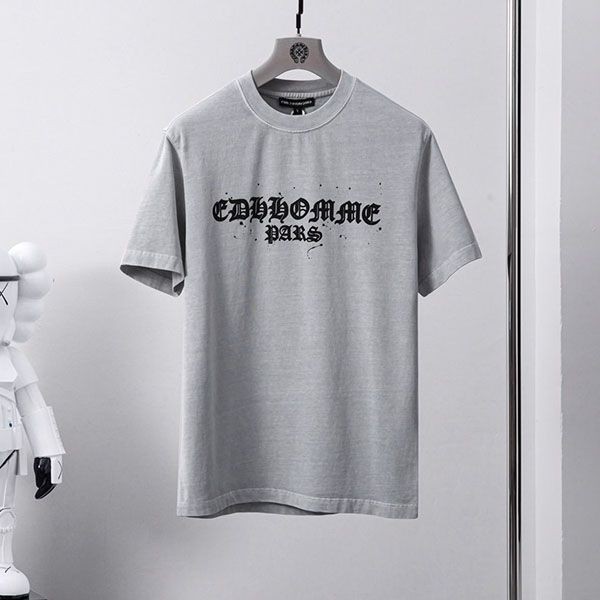 ★日本!!人気!クロムハーツ スーパーコピー Tシャツ CHプラス グレー メンズ Kuv15070