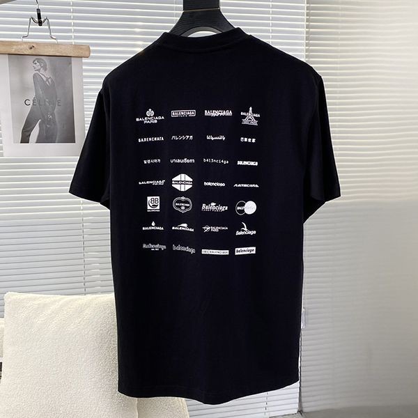 ★安心バレンシアガ 偽物 ロゴ オーバーサイズ Tシャツ 半袖 2色 baq50186