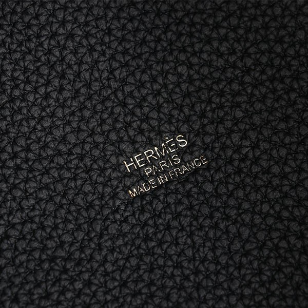 希少!エルメス ピコタン PM/MM ノワール ゴールド ern23301