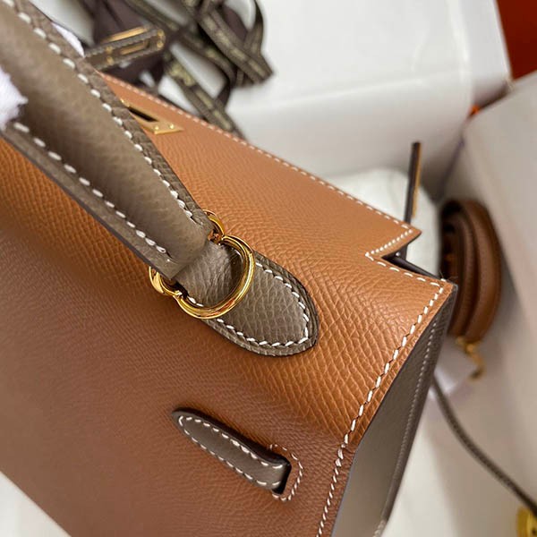 エルメス ケリー 偽物 25cm 外縫い エプソン ゴールド金具 ero06996