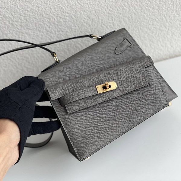 超希少!エルメス コピー ケリー20 外縫い エプソン バッグ ers00600