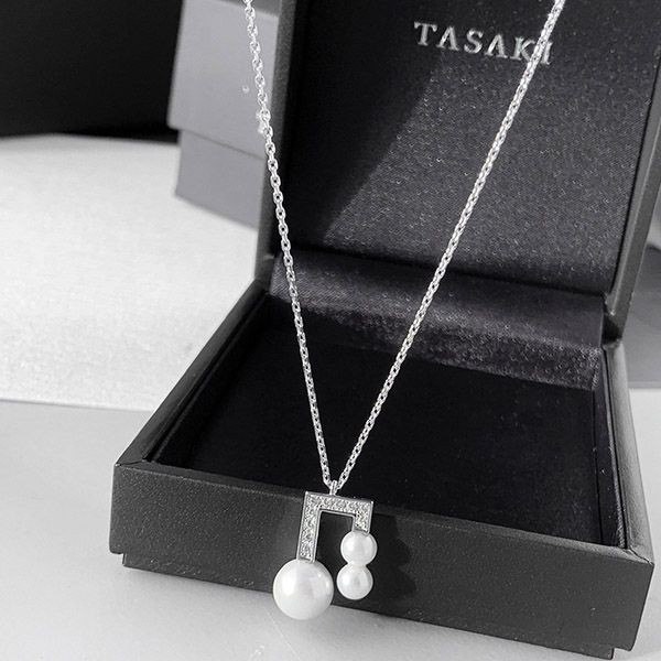 絶対欲しい!TASAKI スーパーコピー バランス ノート パヴェ ペンダント taf99716