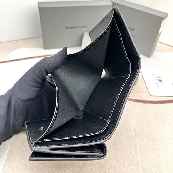 ★安心バレンシアガ 偽物 クロコダイル型押し ミニウォレット bay00612