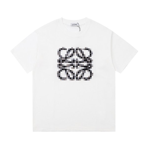 ロエベ アナグラム ピクセレイテッド Tシャツ 偽物 S540Y22X35