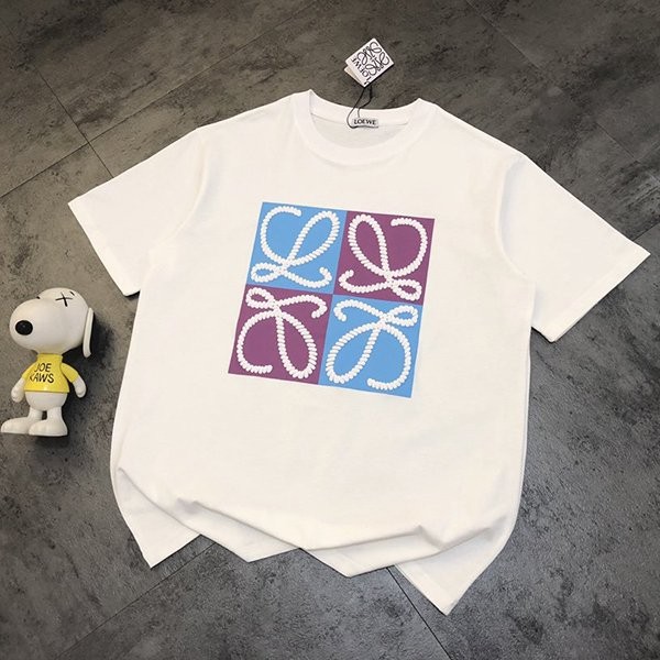 絶対欲しい!可愛い♡ロエベ アナグラム Tシャツ 偽物 lom72020