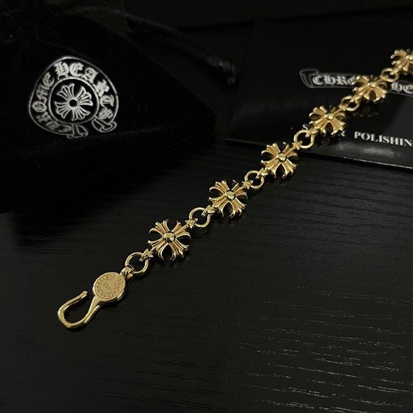 クロムハーツ タイニーE CHブレスレット 12リンク 22K Kud73394