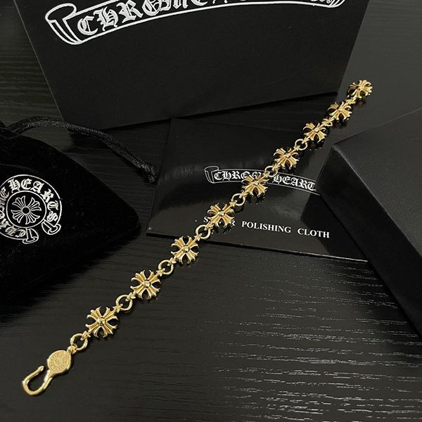 クロムハーツ タイニーE CHブレスレット 12リンク 22K Kud73394