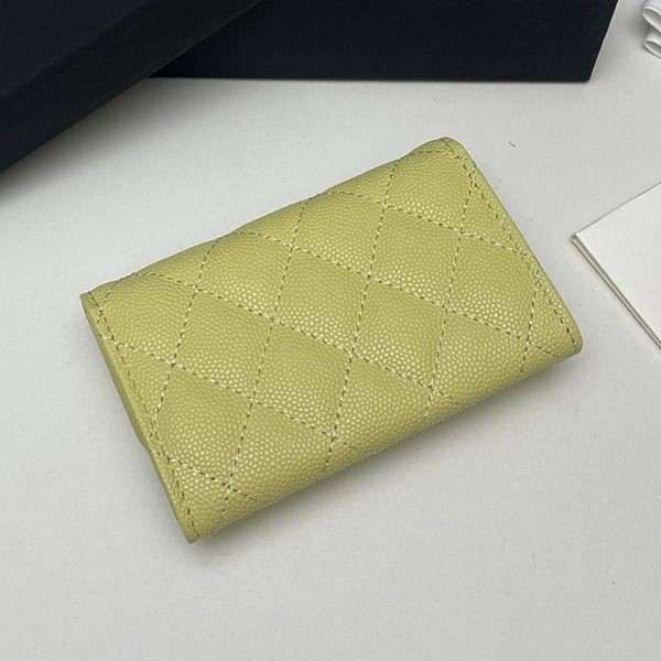 シャネル 偽物 ミニ財布 キャビア ライトゴールド金具 sht74354