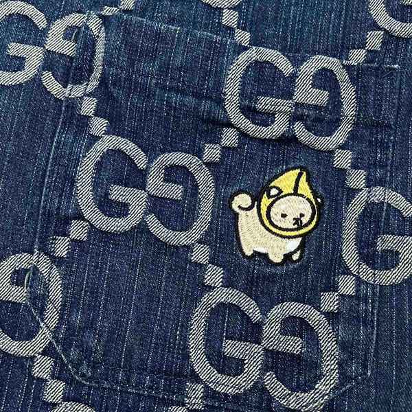 グッチ GG デニム コピー ジャケット Tシャツ gug22124
