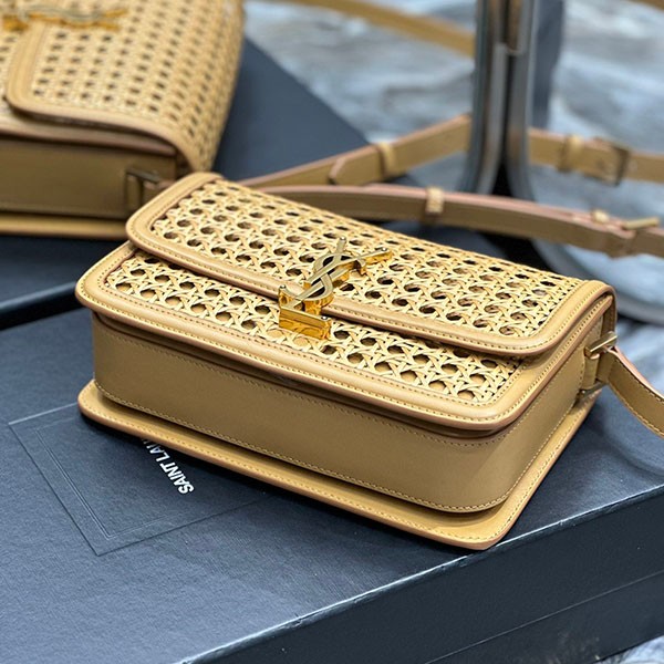 ★日本!!人気!サンローラン ソルフェリーノ box コピー ウィッカー ショルダーバッグ Saf14859