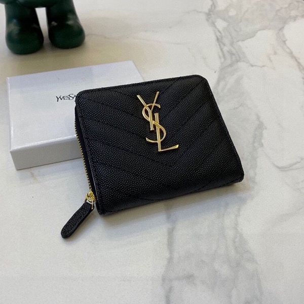 すぐ届く サンローラン YSL 2つ折り ミニ財布 コピー Saz70832