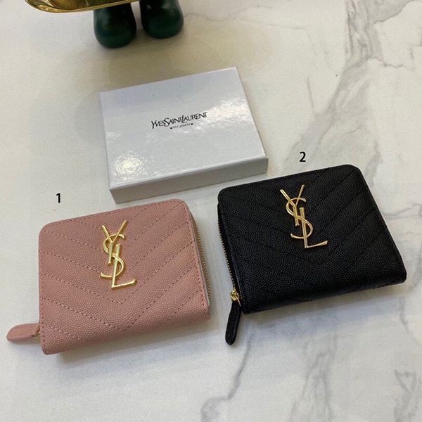 すぐ届く サンローラン YSL 2つ折り ミニ財布 コピー Saz70832