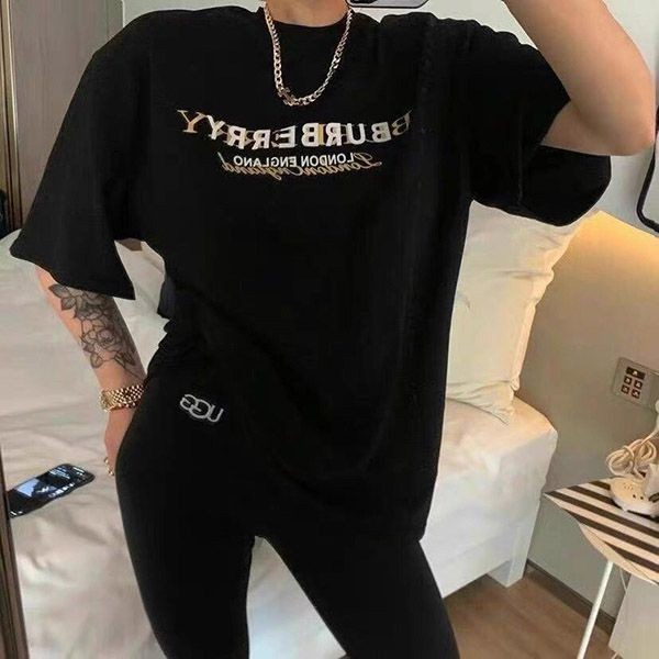 バーバリー ロゴ プリント 偽物 Tシャツ Baw56359