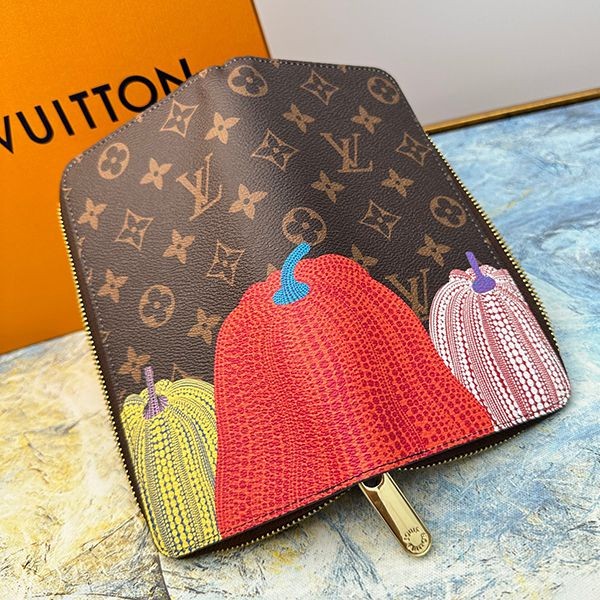 すぐ届くルイヴィトン LV × YK ジッピーウォレット コピー ヴェルティカル M81971
