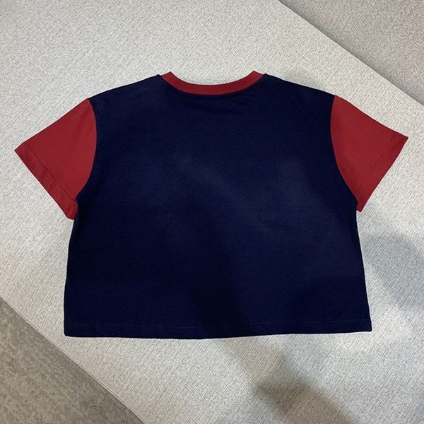 お洒落ミュウミュウ 偽物 フロントロゴが可愛い♪ロゴ刺繍入りジャージーTシャツ myc47805